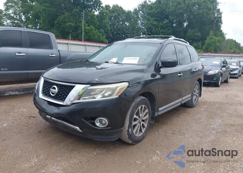 2014 Nissan Pathfinder Sl из США, поврежденный, VIN 5N1AR2MN0EC666353